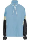 Autry Nylon Bat Jacket In Blue
