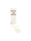 Autry Jacquard Socks With Striped Logo In White