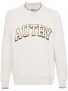Autry Logo Print Crewneck Sweatshirt In Neutrals