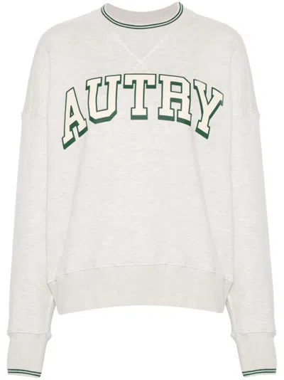 Autry Jersey Sweatshirt In White