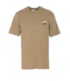 Autry Short-sleeved T-shirt In Beige