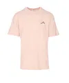 Autry Crew Neck Graphic Print Short Sleeves T-shirt In Pink