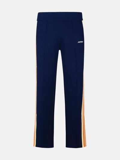 Autry 'jogger' Navy Viscose Blend Pants