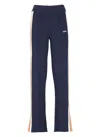 Autry Jogger Navy Viscose Blend Pants In Blue