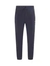 Shop Autry Jogger Pants With Logo In Apparel Blue