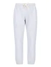 Autry Logo-print Mélange Track Pants In Gray