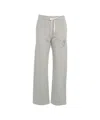 Autry Jogging Pants With Logo Embroidery In Gray
