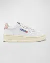 Autry Medalist White/pink Pow Trainer In White And Pink