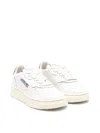 AUTRY KIDS LOGO-PATCH LOW-TOP SNEAKERS