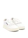 Autry Logo-patch Low-top Sneakers In Cream