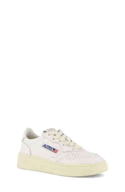 Autry Kids' Medalist Low Trainer In Four White/white
