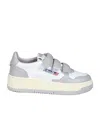 Autry Suede Kidstripes Low-top Sneakers In White