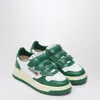 Autry Kidstripes White/green Low Sneaker