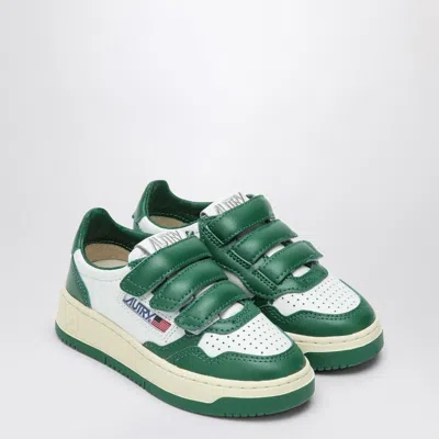 Autry Kidstripes White/green Low Sneaker