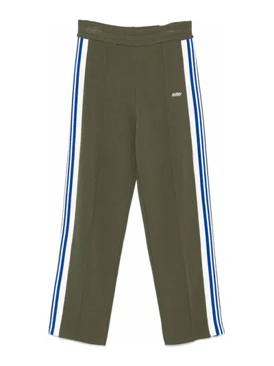 Autry Knit Track Pants In Green