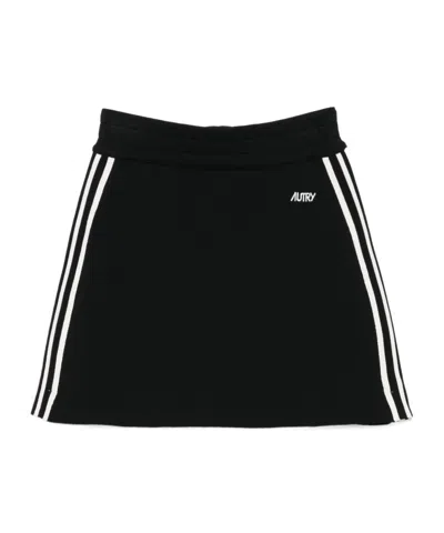 AUTRY AUTRY STRIPED DETAIL SKIRT