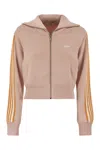 Autry Knitted Tennis-style Zip Sweatshirt In Multi