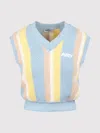 Autry Knitted Vest In Multicolored Cotton