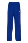 Autry Knitted Viscose Joggers In Blue