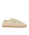 Autry Sandy Espadrilles In Beige Cotton In Nude