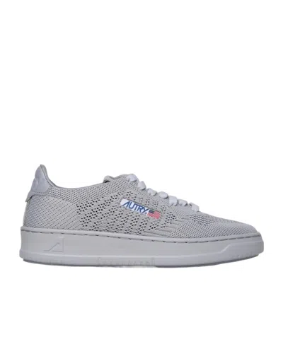 Autry Lace-up Low-cut Casual Shoes In Gray
