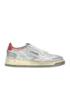 Autry Lace-up Low-cut Sneakers In White