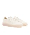 Autry Medalist Sneakers In Beige Suede In White