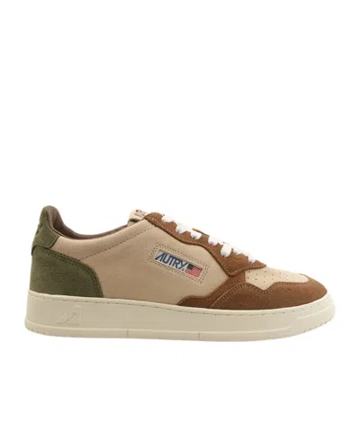 AUTRY AUTRY MEDALIST PANELLED LACE-UP SNEAKERS