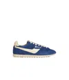 Autry Windspin Suede Sneakers With Contrast Panels In Blue