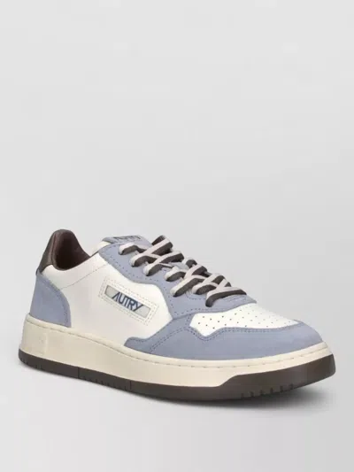 Autry Lace Up Sneakers Casual Style Suede Accents In Multi