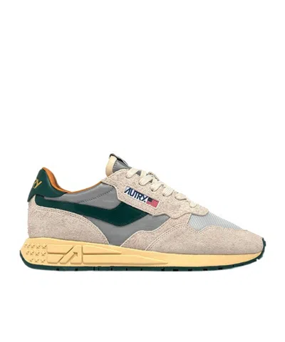 Autry Laced Sneakers In Nude