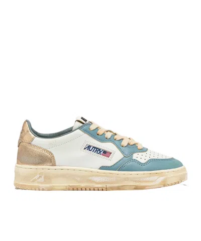 Autry Laced Sneakers In Nude