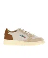 Autry Laced Sneakers In Nude