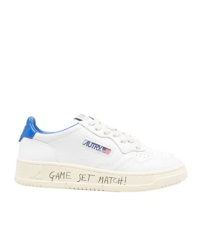 Autry Laced Sneakers In White