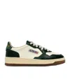 Autry Medalist Low-top Leather In Brown