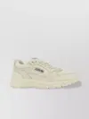 Autry Hyperway Sneakers In Whisper White Laminated Leather And Mesh In White