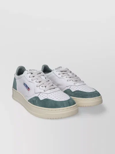 Autry Leather And Suede Low-top Sneakers In Multicolor