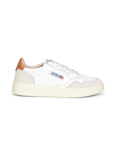 AUTRY LEATHER AND SUEDE MEDALIST LOW SNEAKERS