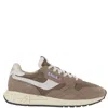 Autry Brown Leather Sneakers With Timeless Design In Multi
