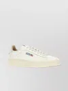 Autry Leather Dallas Sneakers Low-top Silhouette Rubber Sole In White