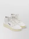 Autry Leather High Top Sneakers With Padded Collar