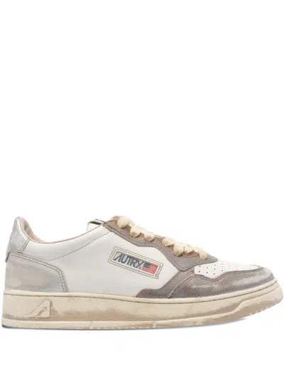 Autry Leather Logo Sneakers In White
