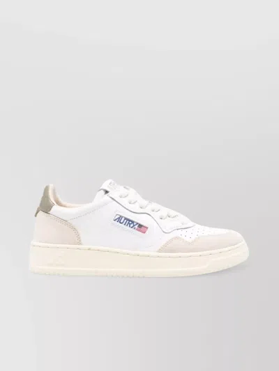 AUTRY LEATHER LOW-TOP SNEAKERS FLAT SOLE