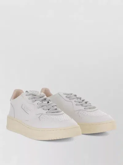 Autry Leather Low-top Sneakers In White