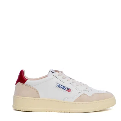 Autry Leather Low-top Sneakers In Neutrals