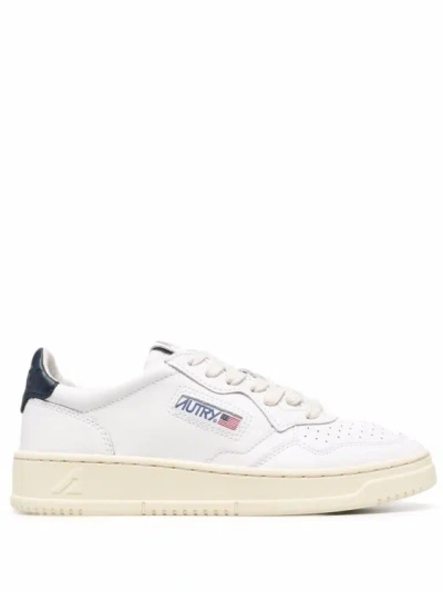 Autry Leather Low Top Sneakers In White