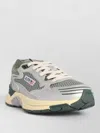 Autry Hyperway Micro-hole Low Sneakers In Green