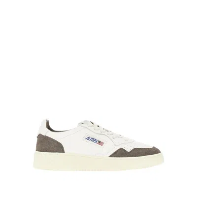 AUTRY LEATHER 'MEDALIST LOW' SNEAKERS