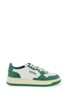Autry Leather Medalist Low Sneakers In Animal Print