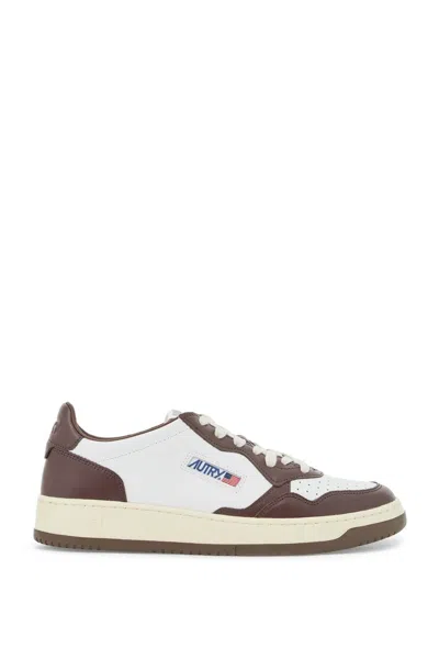 Autry Leather Medalist Low Sneakers In White